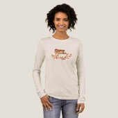 Retro "Cosy Vibes" T - Shirt | 70er Autumn Gradien (Volle Vorderseite)