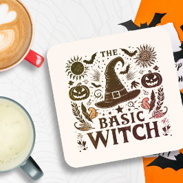 Retro Cotattcore Kürbislaterne Halloween Thema Getränkeuntersetzer