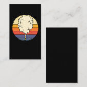 Retro Cotton Candy Karneval Girls Visitenkarte (Vorne/Hinten)