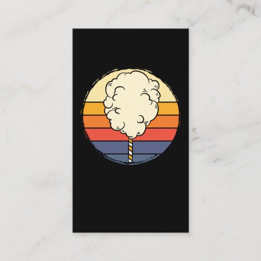 Retro Cotton Candy Karneval Girls Visitenkarte (Vorderseite)