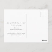 Retro Country Camper Frohe Weihnachtskarte Postkarte (Rückseite)