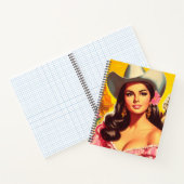 Retro-Country-Frau Notizblock (Innenseite)