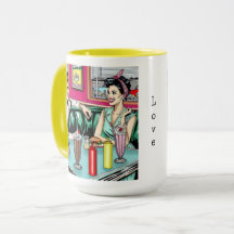 Retro Couple aus den 50er Jahren bei Diner