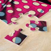 Retro Couple in Car am Drive in Movie Puzzle (Seite)