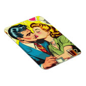 Retro Couple Liebe Comic Magnet (Rechte Seite)