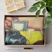Retro Couple Liebe Comic Seidenpapier (Geschenk)