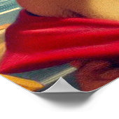 Retro Couple Painting der 50er Jahre Poster (Ecke)