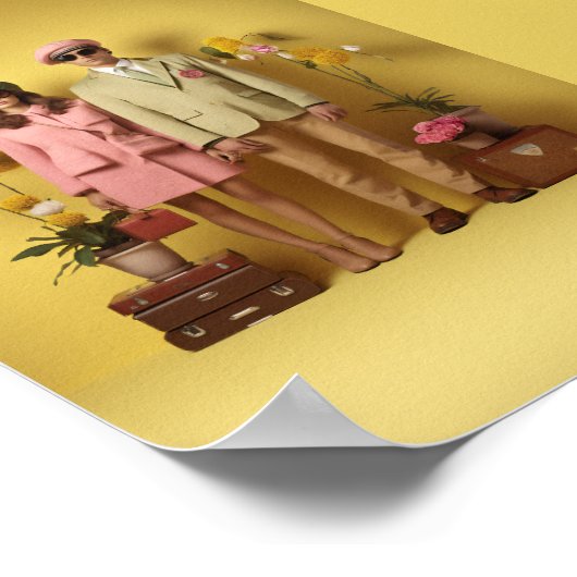 Retro Couple Poster (Ecke)