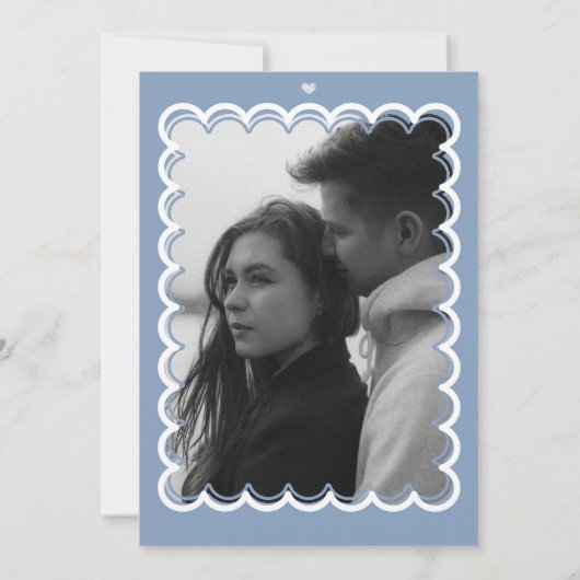 Retro Couples Dusche Einladung (Rückseite)