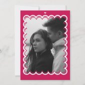 Retro Couples Dusche Einladung (Rückseite)