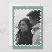 Retro Couples Dusche Einladung (Rückseite)