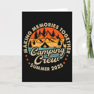 Retro Cousin Crew 2025 Camping Cousins Sommer 2025 Karte
