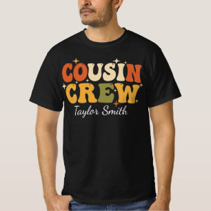 Retro Cousin Crew Benutzerdefinierte Familienzusam T-Shirt