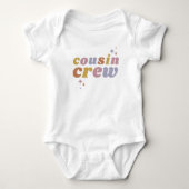Retro-Cousin-Crew | Kids Baby Strampler (Vorderseite)