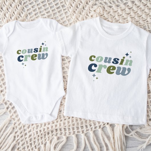 Retro-Cousin-Crew | Kids Baby Strampler