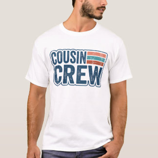Retro Cousin Crew Matching Family Reunion Gifts T-Shirt