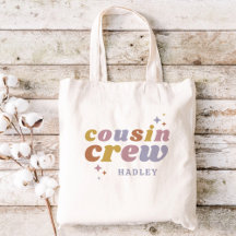 Retro Cousin Crew Monogramm | Kids