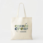 Retro Cousin Crew Monogramm | Kids Tragetasche (Vorne)