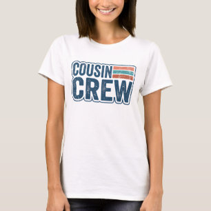 Retro Cousin Crew passende Familientreffen-Geschen T-Shirt