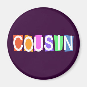Retro-Cousin Magnet