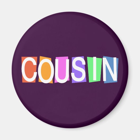 Retro-Cousin Magnet (Vorne)