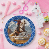 Retro Cowboy and Pferd Western Pappteller (Party)