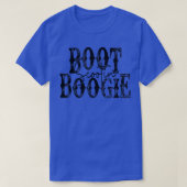 Retro Cowboy Boot Scooting Boogie Western Country T-Shirt (Design vorne)