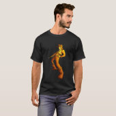 Retro-Cowboy-Pistolenheld T-Shirt (Vorne ganz)