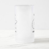 Retro Cowboy Saloon Trinkbehälter Pint Mattglas Bierglas (Mittel)