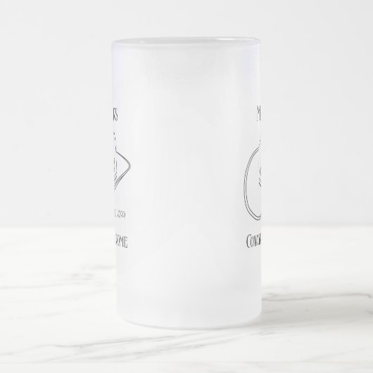 Retro Cowboy Saloon Trinkbehälter Pint Mattglas Bierglas (Mittel)