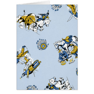 Retro Cowboy und amerikanischer Ureinwohner