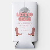 Retro Cowgirl Boots Junggeselinnen-Abschied Selters Dosenkühler (Vorderseite)