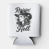 Retro Cowgirl individuell anpassbare Bachelorette  Dosenkühler (Vorderseite)