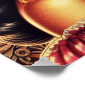 Retro Cowgirl Poster (Ecke)