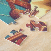 Retro-Cowgirls Button-ups Puzzle (Seite)