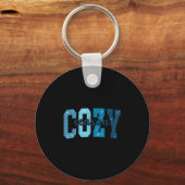 Retro Cozy Season Cute Winter Vibes Tis The Season Schlüsselanhänger (Vorderseite)