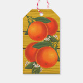 Retro Crate Orange Custom Canning oder Geschenk Ta Geschenkanhänger (Rückseite)