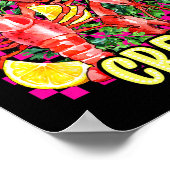 Retro Crawfish Crew Cajun Boil Season For Men Wome Poster (Ecke)