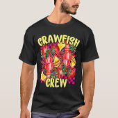 Retro Crawfish Crew Cajun Boil Season For Men Wome T-Shirt (Vorderseite)