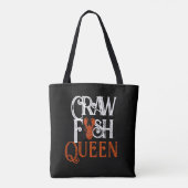 Retro Crawfish Queen Seafood Tasche (Rückseite)