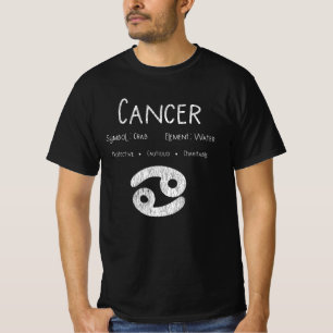 Retro-Crebs-Zodiak-Zeichen-Geschenk für Astrologie T-Shirt