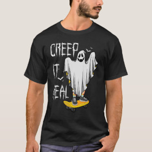 Retro Creep es echtes Skateboard Booty Haloween Ma T-Shirt