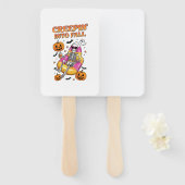 Retro Creepin into Fall Halloween Fächer (Vorne und Hinten)