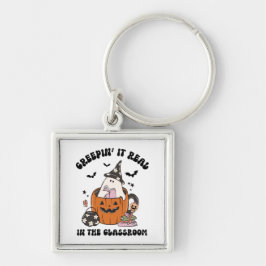 Retro Creepin’ It Real in the Classroom Teacher  Schlüsselanhänger