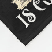 Retro Creepmas Krampus Is Coming To Town Dark Humo Fleecedecke (Ecke)