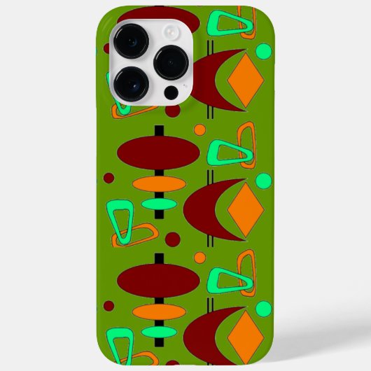 Retro-Crescent Totem-Formen Case-Mate iPhone Hülle (Rückseite)