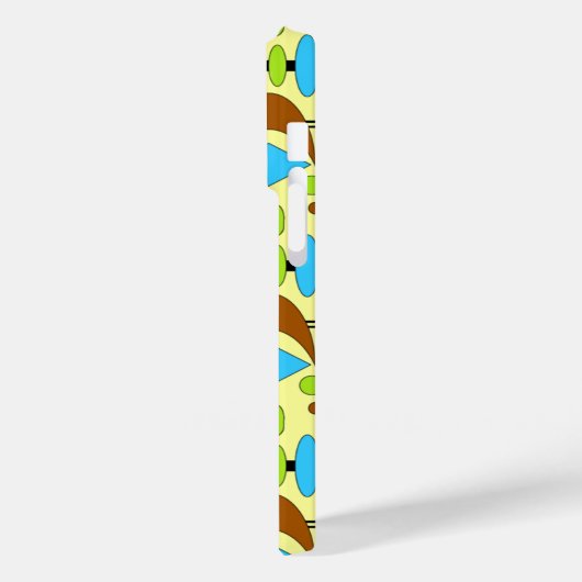 Retro-Crescent Totem-Formen Case-Mate iPhone Hülle (Rückseite / Links)