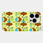 Retro-Crescent Totem-Formen Case-Mate iPhone Hülle (Rückseite (Horizontal))
