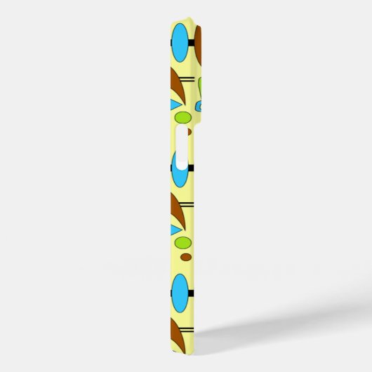 Retro-Crescent Totem-Formen Case-Mate iPhone Hülle (Rückseite / Rechts)