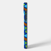 Retro-Crescent Totem-Formen Case-Mate iPhone Hülle (Rückseite / Links)
